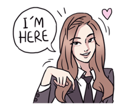 AsB - 135 Black Suit sticker #13817340