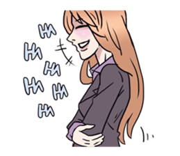 AsB - 135 Black Suit sticker #13817343