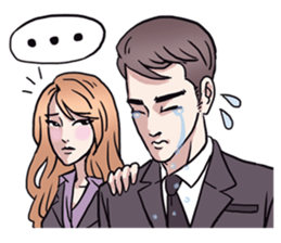 AsB - 135 Black Suit sticker #13817346