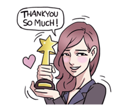 AsB - 135 Black Suit sticker #13817357