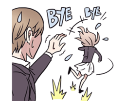 AsB - 135 Black Suit sticker #13817361