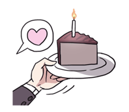 AsB - 135 Black Suit sticker #13817362