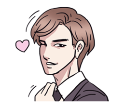 AsB - 135 Black Suit sticker #13817363