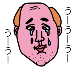 Pastel color man sticker #13817627