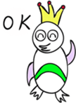 Rare-colored Prince Penguin sticker #13818299