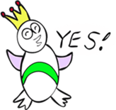 Rare-colored Prince Penguin sticker #13818300