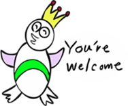 Rare-colored Prince Penguin sticker #13818303