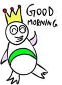 Rare-colored Prince Penguin sticker #13818305