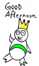 Rare-colored Prince Penguin sticker #13818309