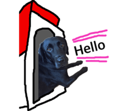 Black Labrador OHANA3 sticker #13818510