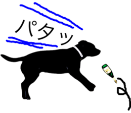 Black Labrador OHANA3 sticker #13818513