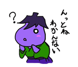 eggplantsamurai nasuzo sticker #13819030