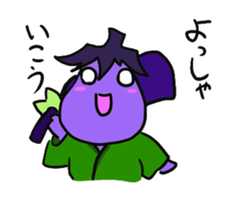 eggplantsamurai nasuzo sticker #13819031