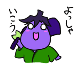 eggplantsamurai nasuzo sticker #13819031