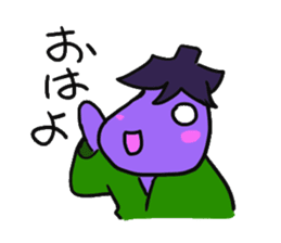 eggplantsamurai nasuzo sticker #13819032