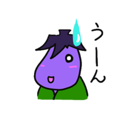 eggplantsamurai nasuzo sticker #13819033