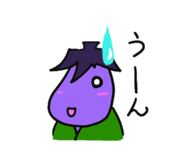 eggplantsamurai nasuzo sticker #13819033