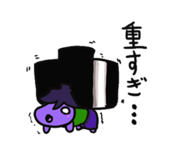 eggplantsamurai nasuzo sticker #13819036