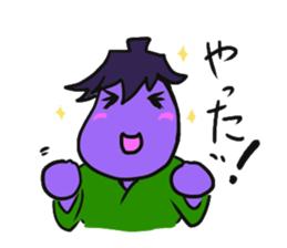 eggplantsamurai nasuzo sticker #13819038