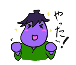 eggplantsamurai nasuzo sticker #13819038