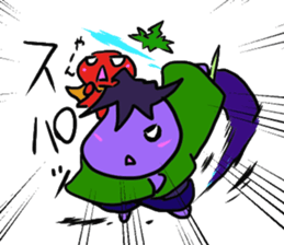 eggplantsamurai nasuzo sticker #13819042