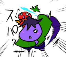 eggplantsamurai nasuzo sticker #13819042