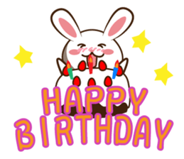 Ordinary rabbits tyan sticker #13819381