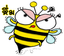 BeBe Puffy Bee sticker #13819414