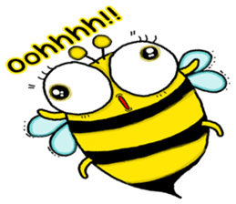 BeBe Puffy Bee sticker #13819415