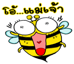 BeBe Puffy Bee sticker #13819416