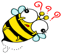 BeBe Puffy Bee sticker #13819426