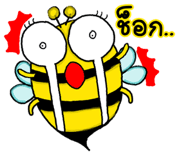 BeBe Puffy Bee sticker #13819437