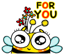 BeBe Puffy Bee sticker #13819441