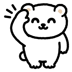 Polar bear daily sticker 3