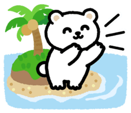 Polar bear daily sticker 3 sticker #13819730