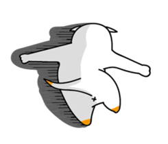 Hen and puss sticker #13819959