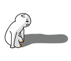 Hen and puss sticker #13819971