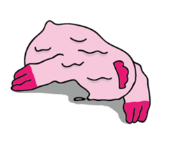 Hen and puss sticker #13819979