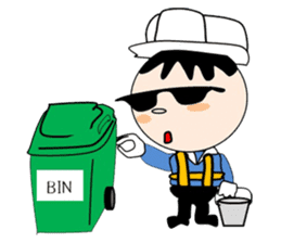 Safety and Construction team sticker #13820169