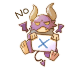 Everyday of small monster who sticker #13820387
