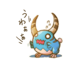 Everyday of small monster who sticker #13820396