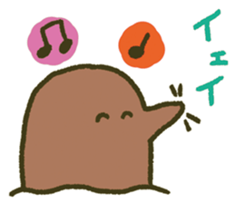 the simple mole sticker #13820609