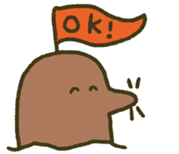 the simple mole sticker #13820621