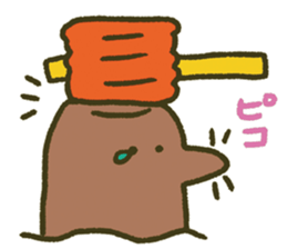 the simple mole sticker #13820637