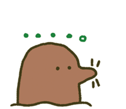 the simple mole sticker #13820643