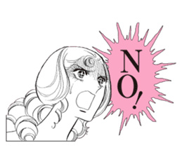 Greetings with La Rose de Versailles sticker #13821214