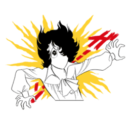 Greetings with La Rose de Versailles sticker #13821233