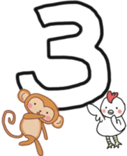 White sticker for New Year's. 2017 sticker #13822041