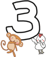 White sticker for New Year's. 2017 sticker #13822041