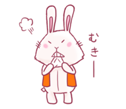 funny stuffed rabbits sticker #13822104